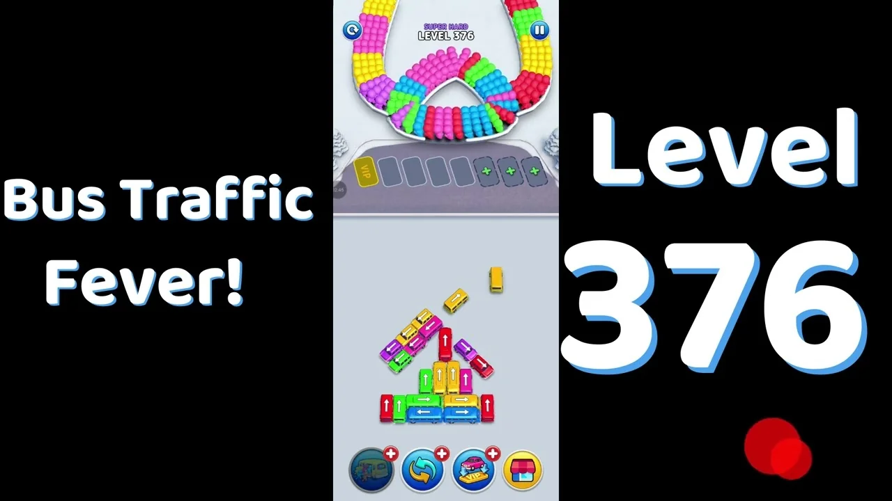 Bus Traffic Fever Level 376 board