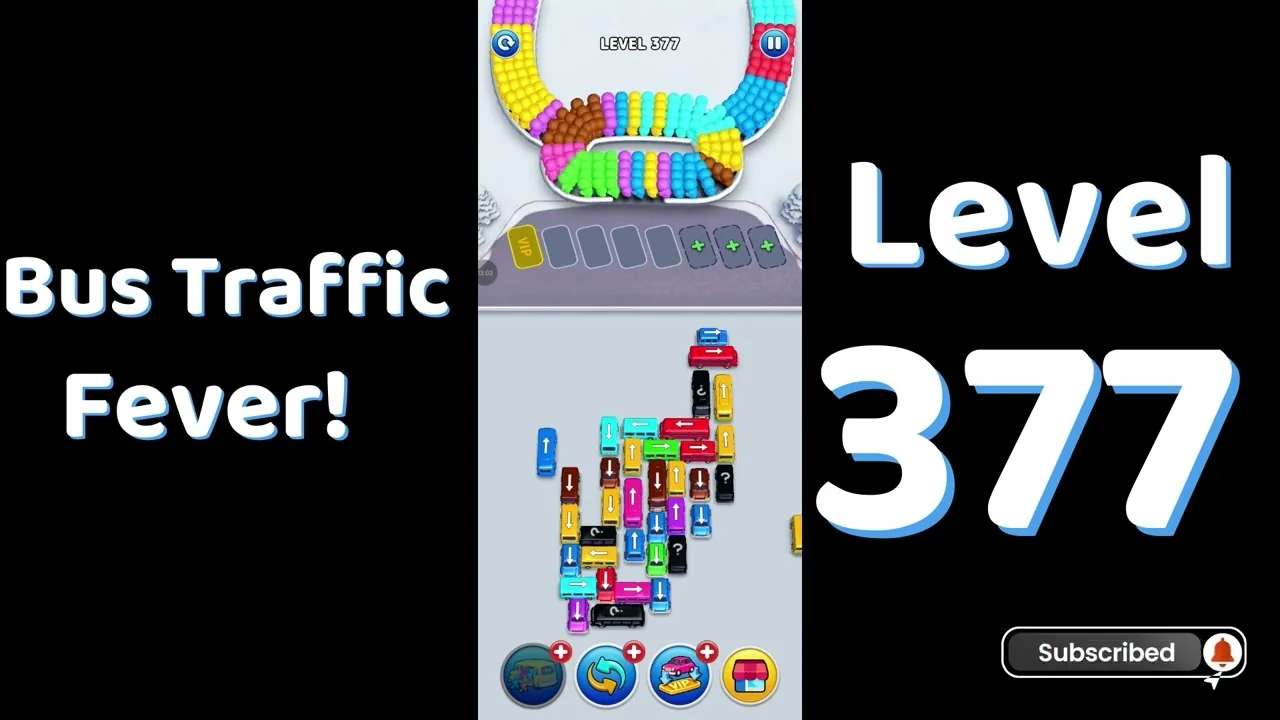 Bus Traffic Fever Level 377 board