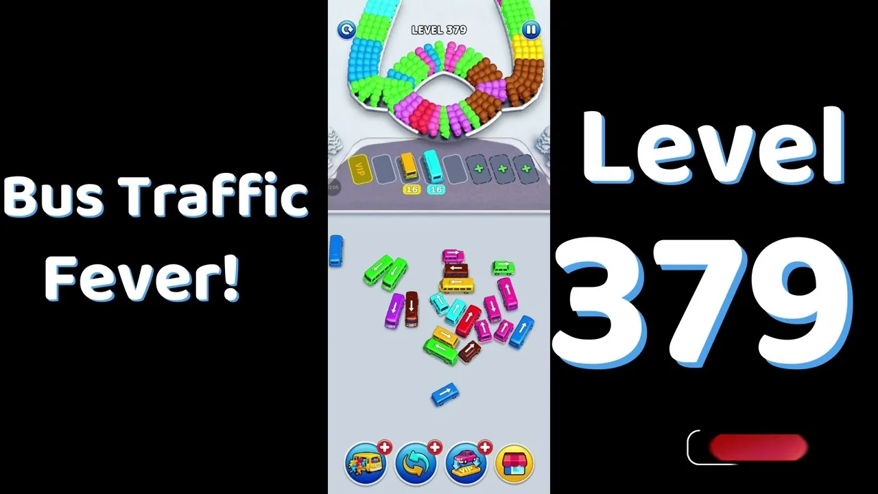 Bus Traffic Fever Level 379 board