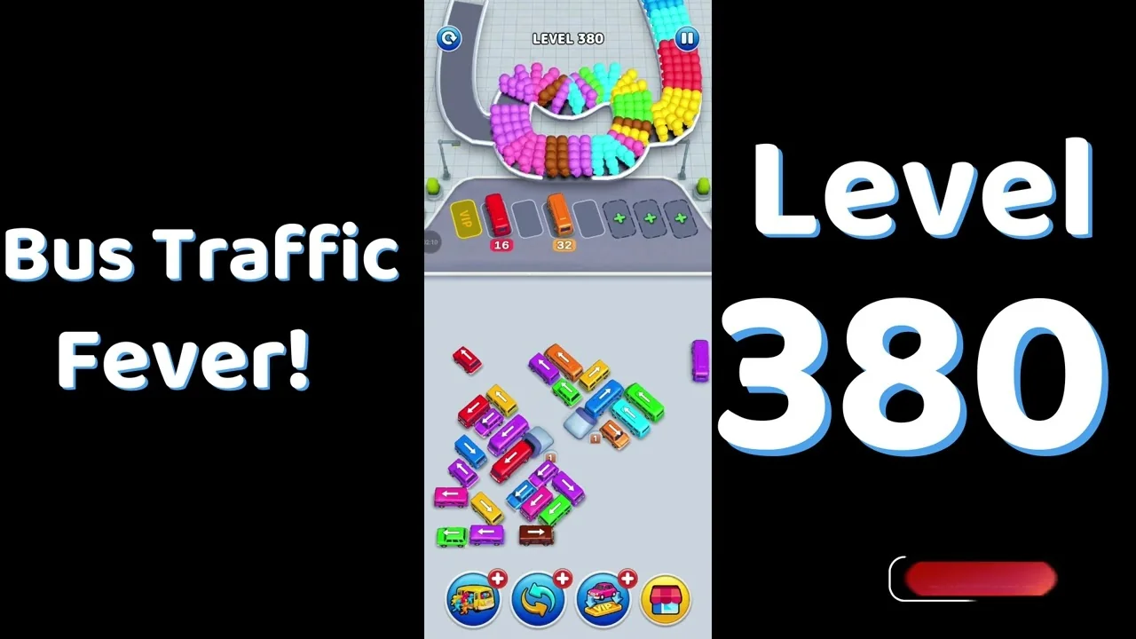 Bus Traffic Fever Level 380 board