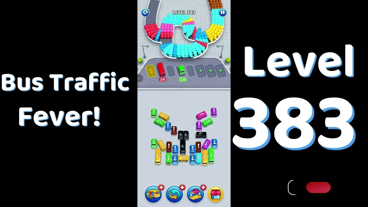 Bus Traffic Fever Level 383 board