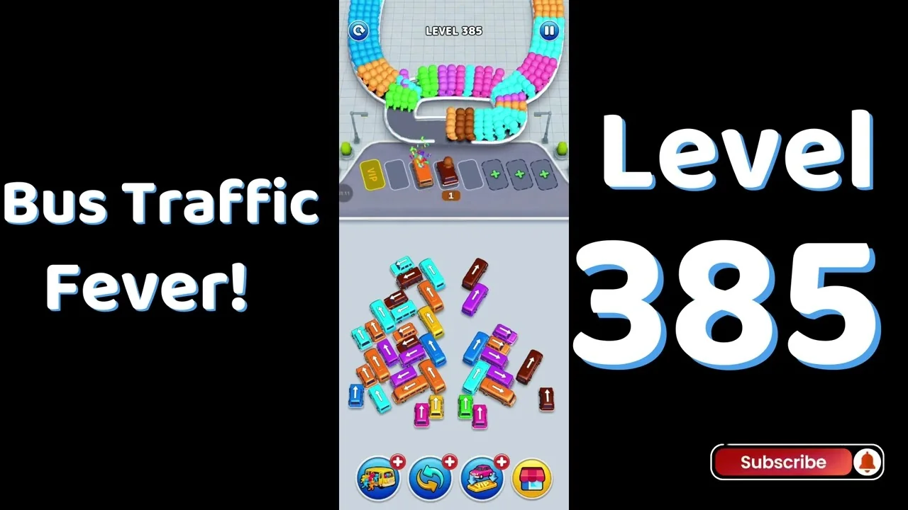 Bus Traffic Fever Level 385 board