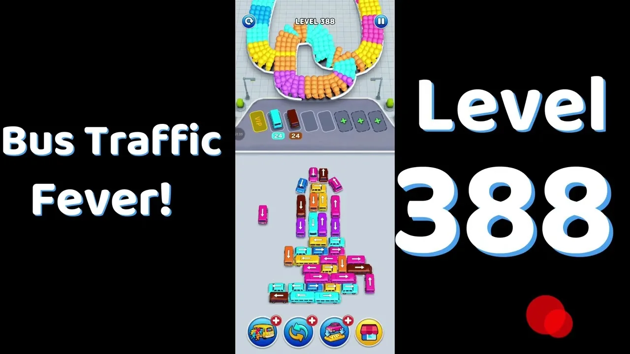 Bus Traffic Fever Level 388 board