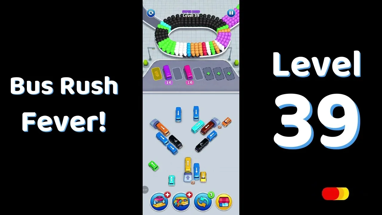 Bus Traffic Fever Level 39 board
