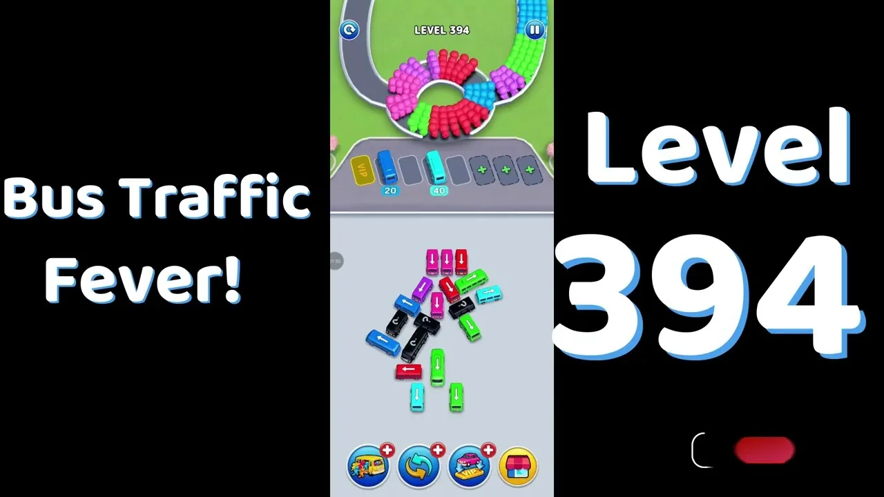 Bus Traffic Fever Level 394 board