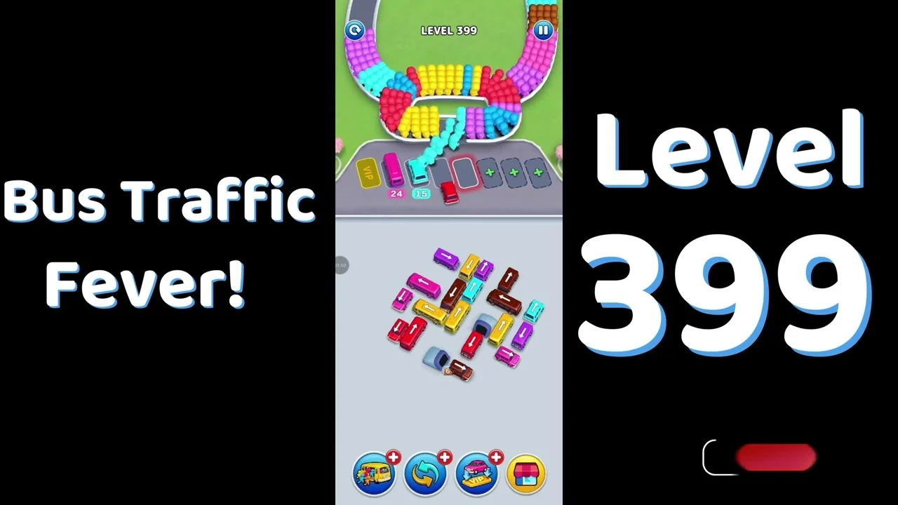 Bus Traffic Fever Level 399 board