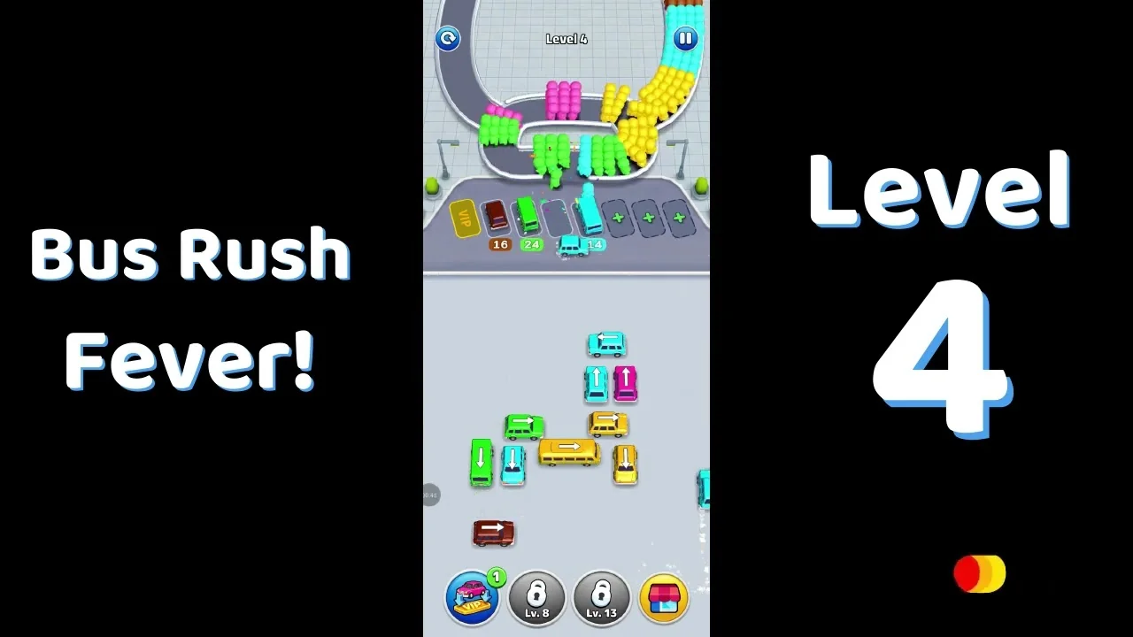 Bus Traffic Fever Level 4 board