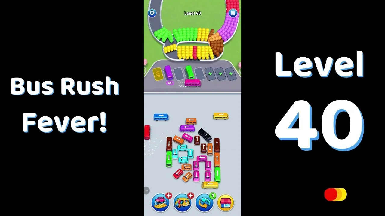 Bus Traffic Fever Level 40 board