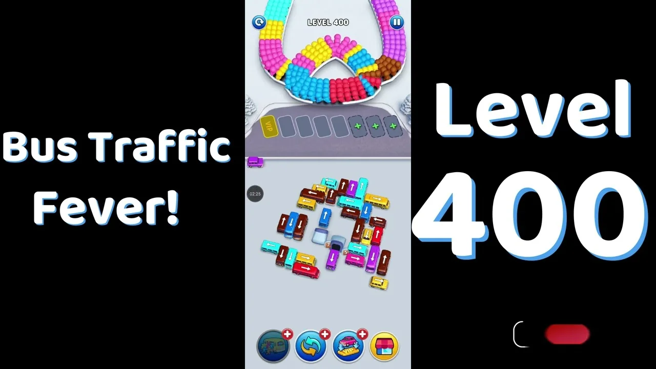 Bus Traffic Fever Level 400 board