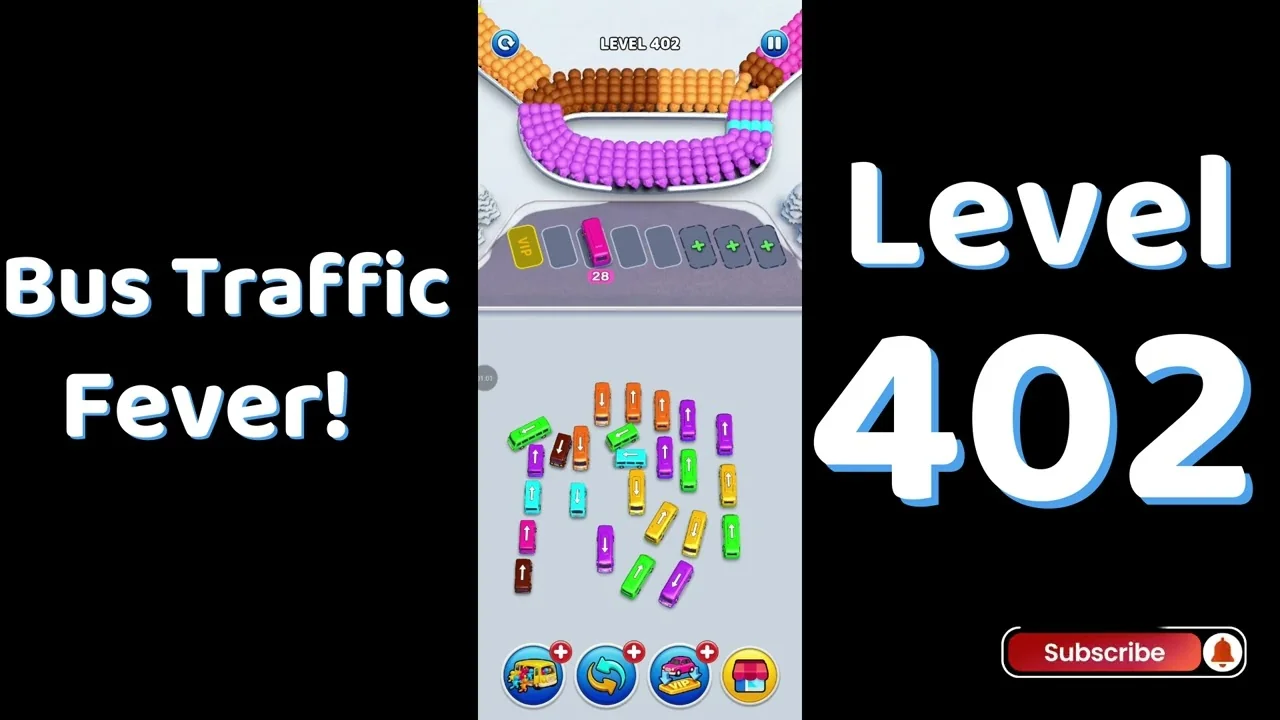 Bus Traffic Fever Level 402 board
