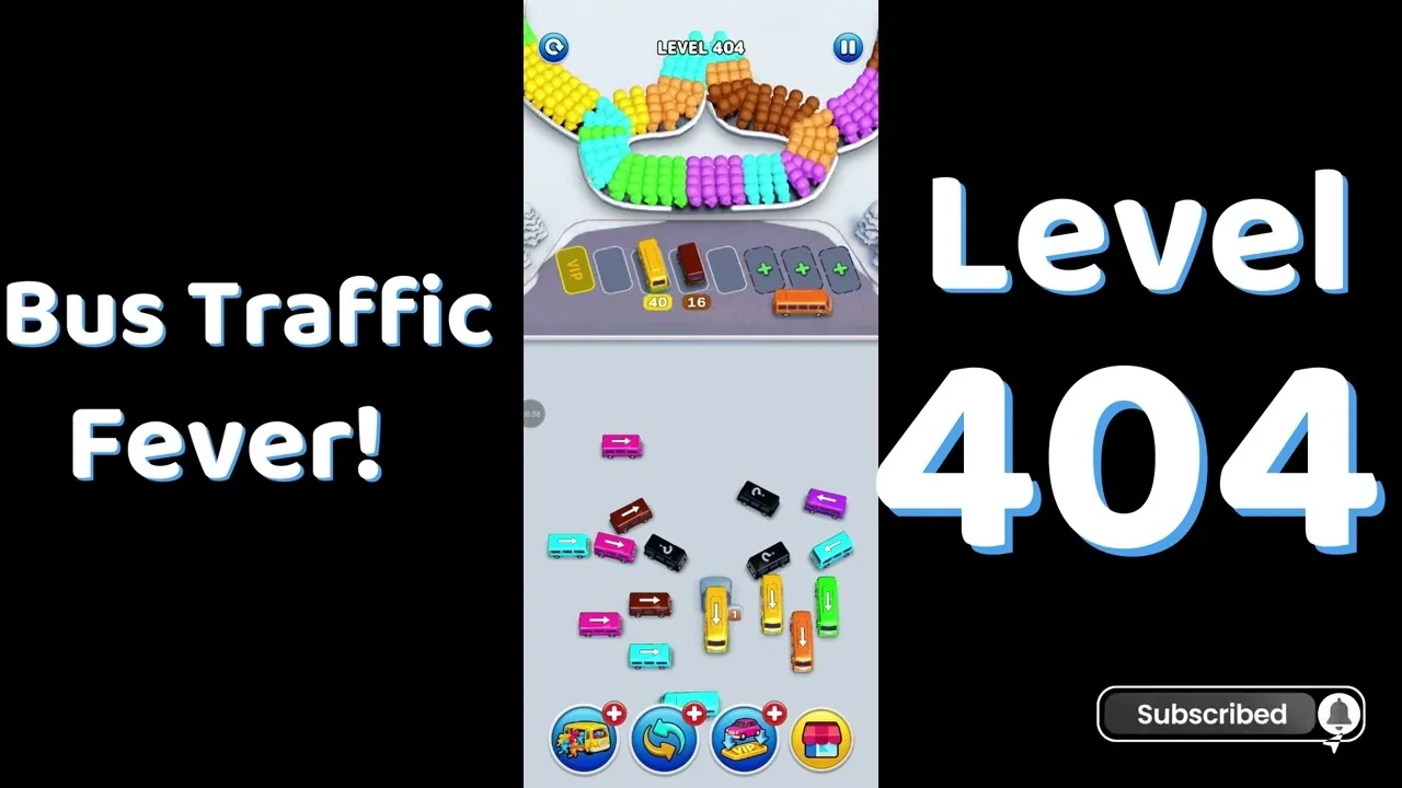 Bus Traffic Fever Level 404 board