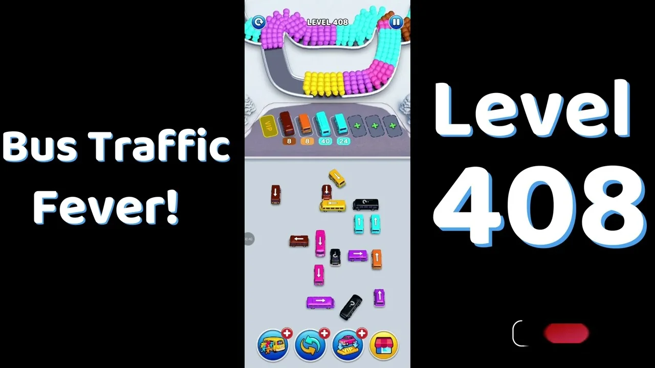 Bus Traffic Fever Level 408 board