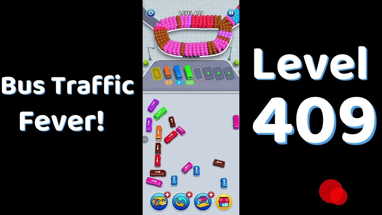 Bus Traffic Fever Level 409 board
