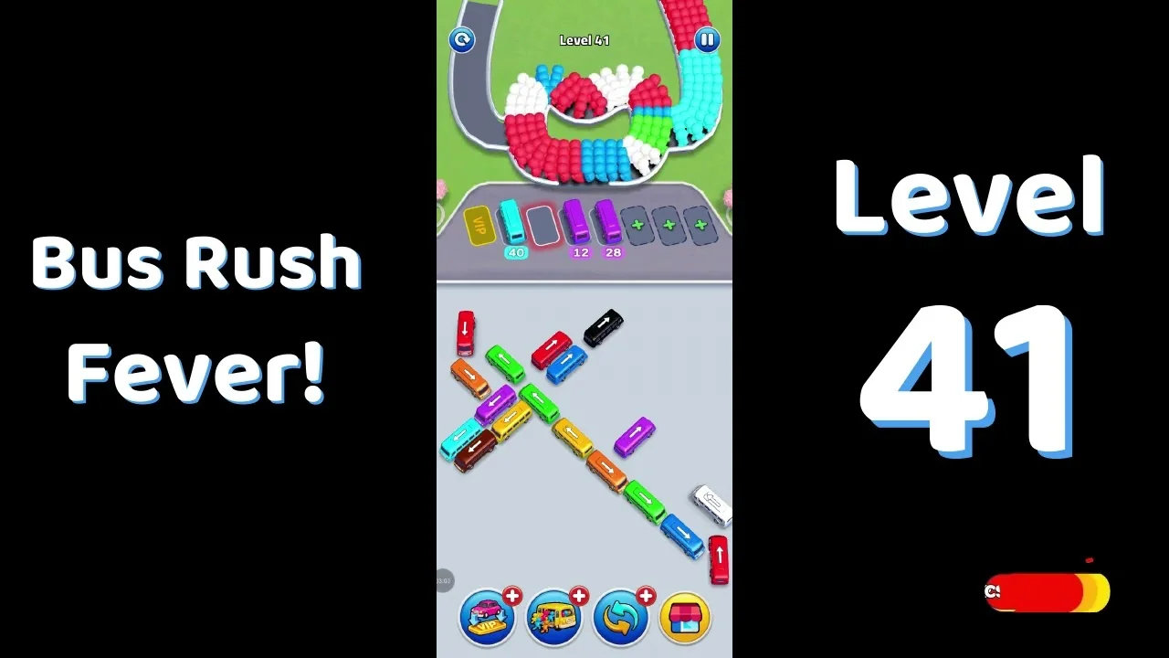 Bus Traffic Fever Level 41 board