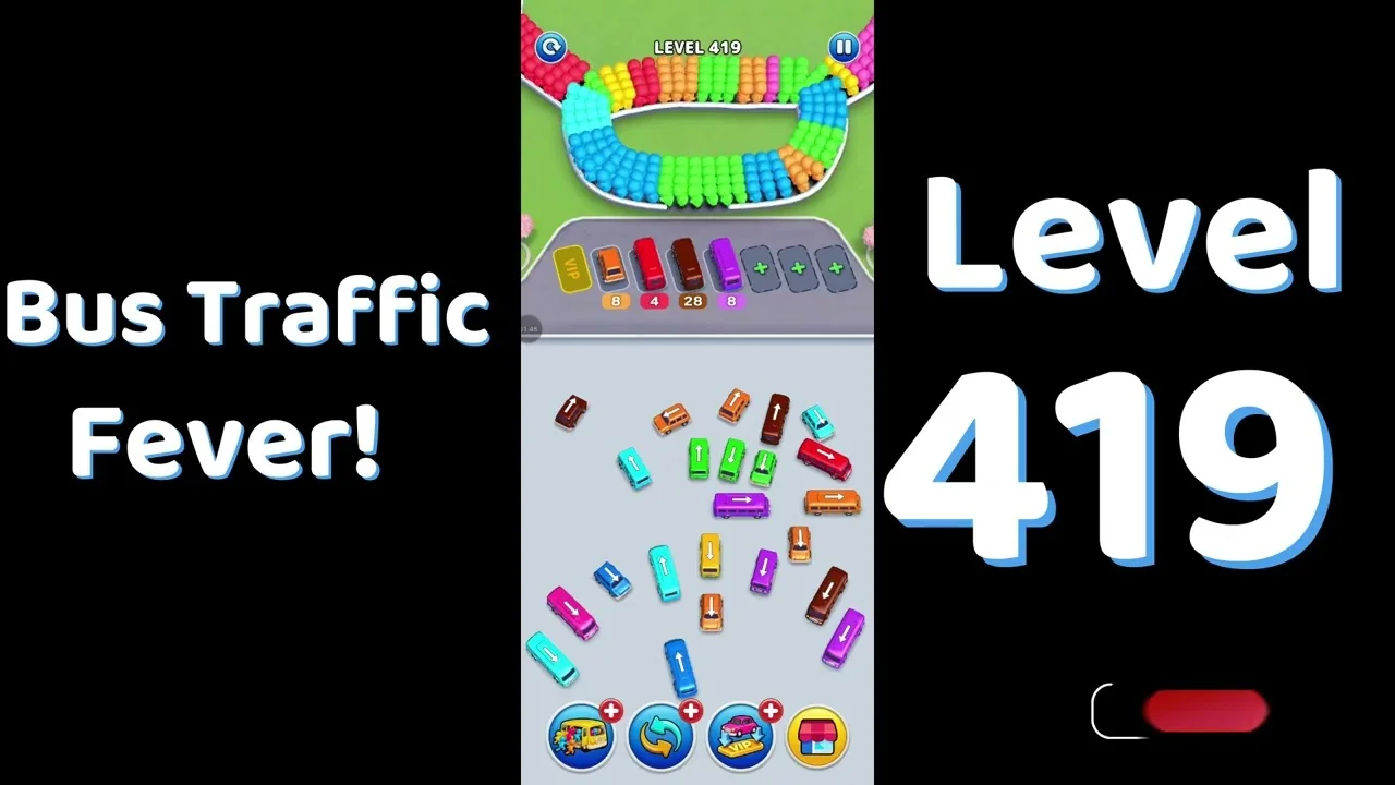 Bus Traffic Fever Level 419 board