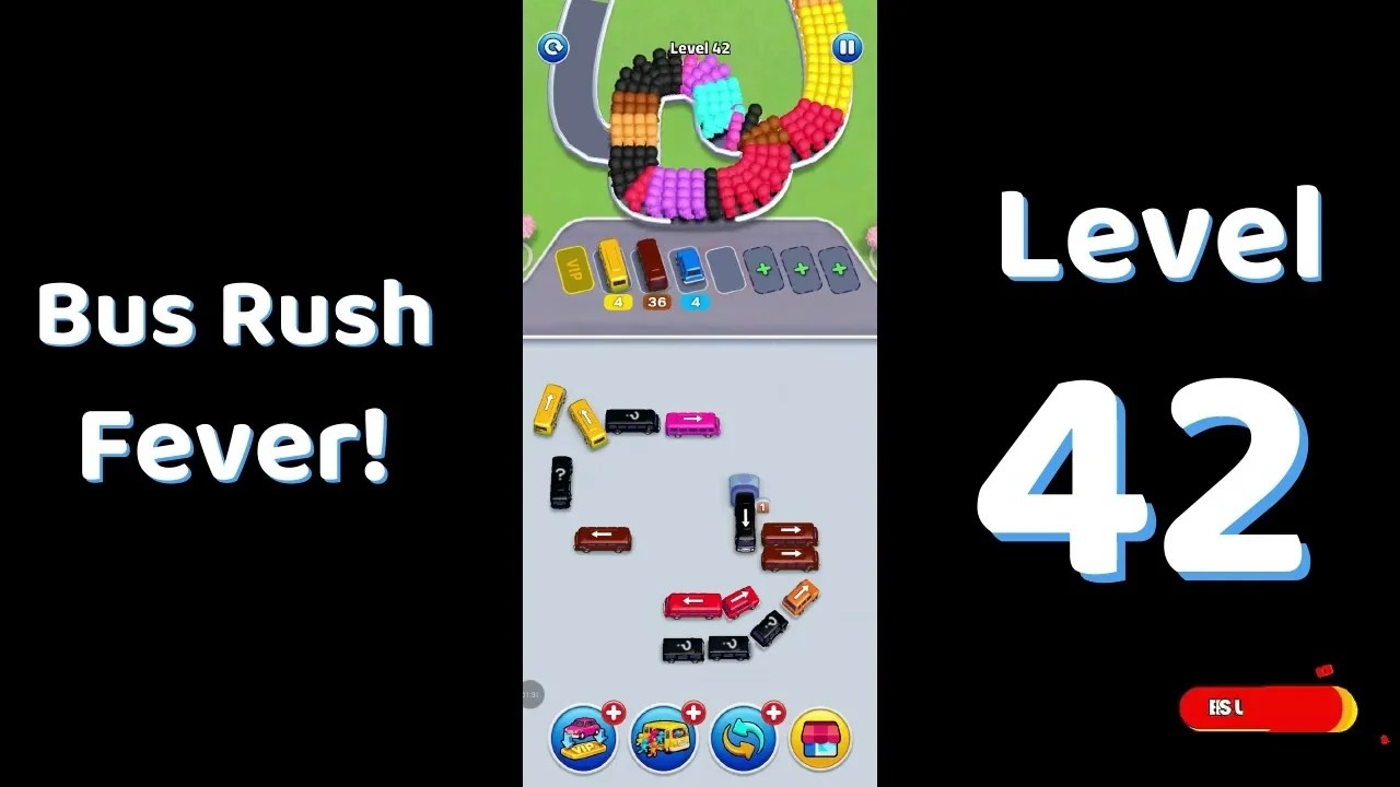 Bus Traffic Fever Level 42 board