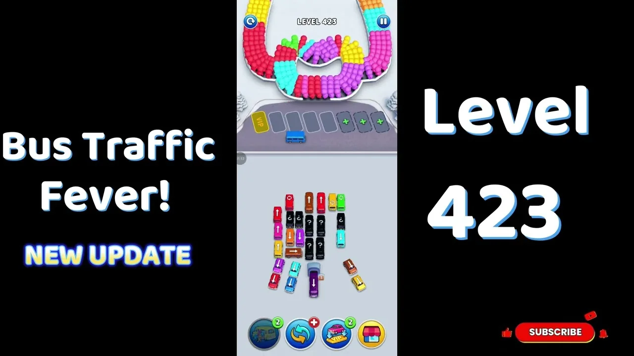 Bus Traffic Fever Level 423 board