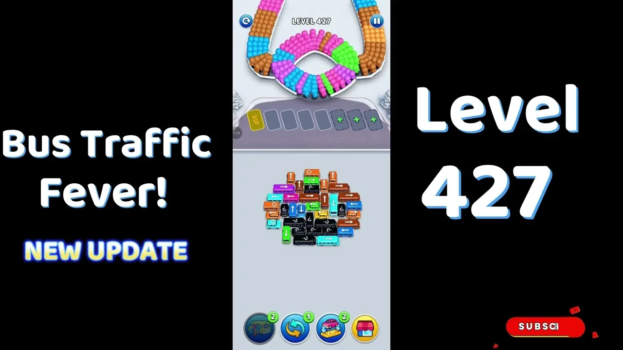 Bus Traffic Fever Level 427 board