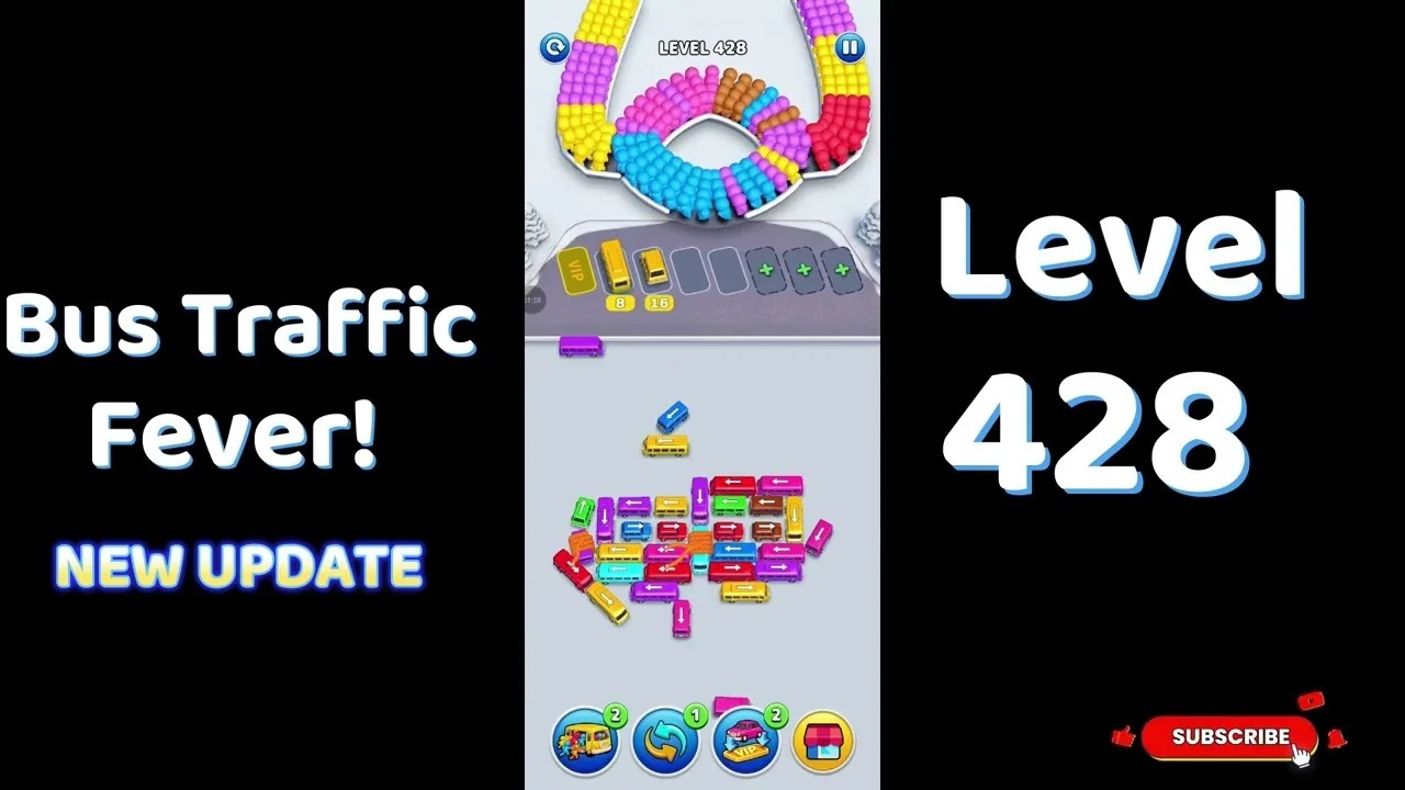 Bus Traffic Fever Level 428 board
