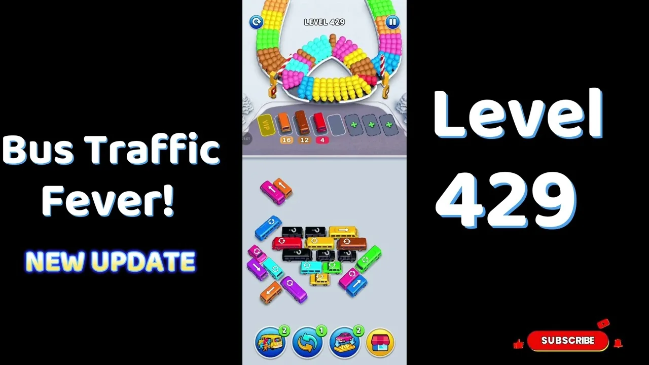 Bus Traffic Fever Level 429 board