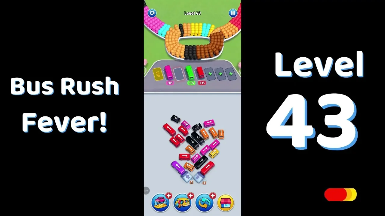 Bus Traffic Fever Level 43 board