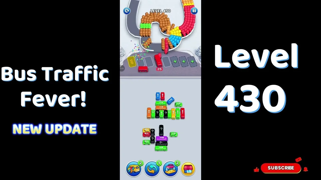 Bus Traffic Fever Level 430 board