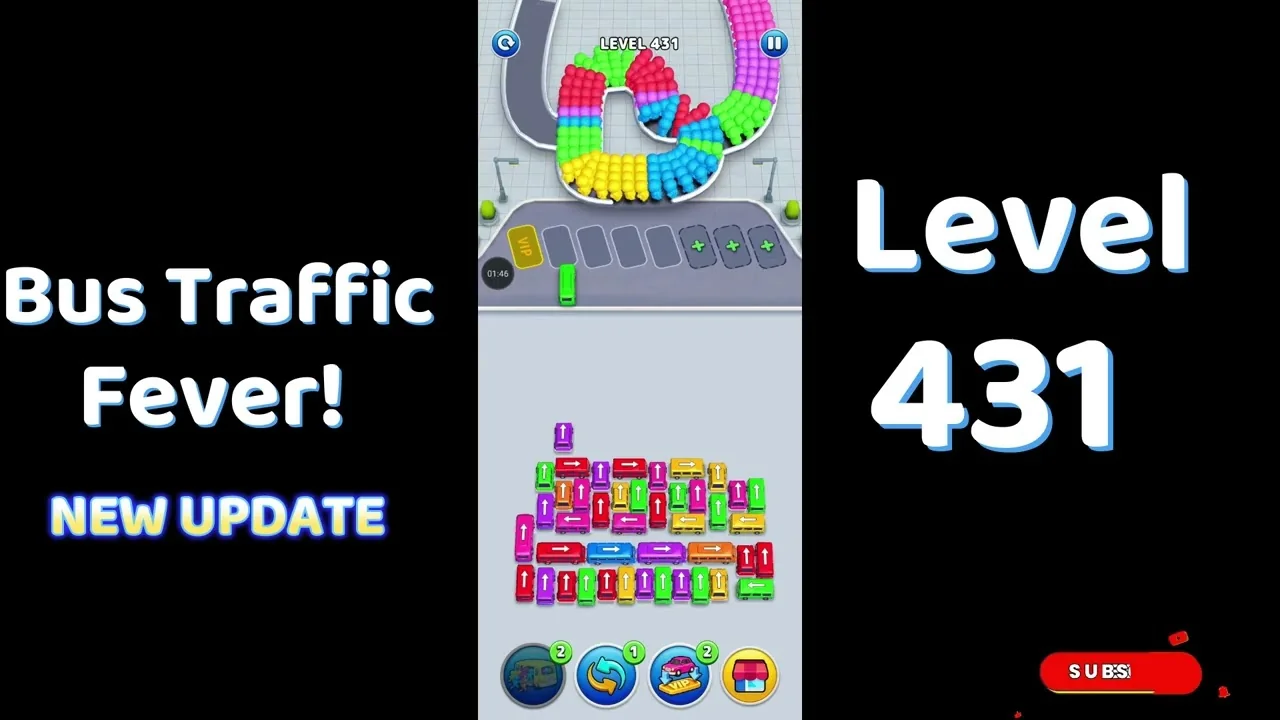 Bus Traffic Fever Level 431 board