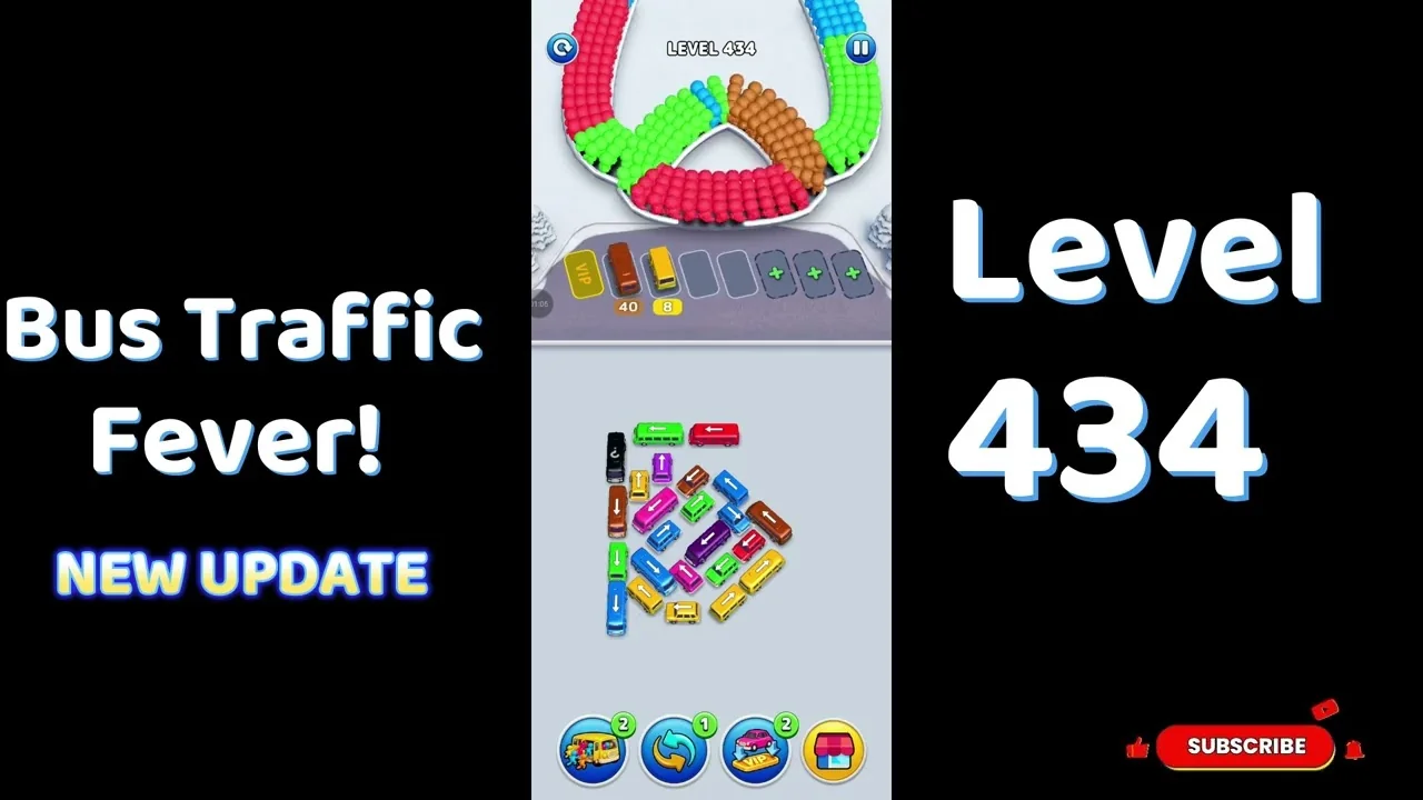 Bus Traffic Fever Level 434 board