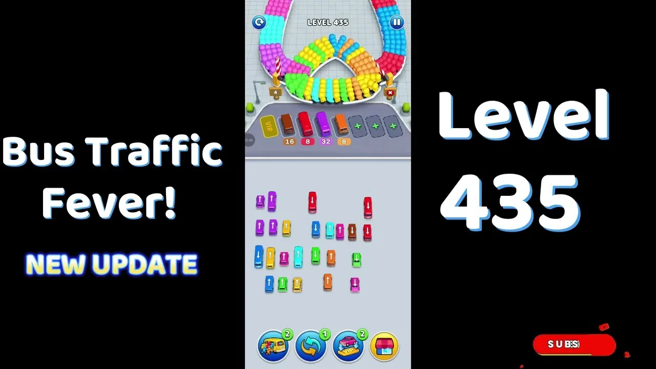 Bus Traffic Fever Level 435 board