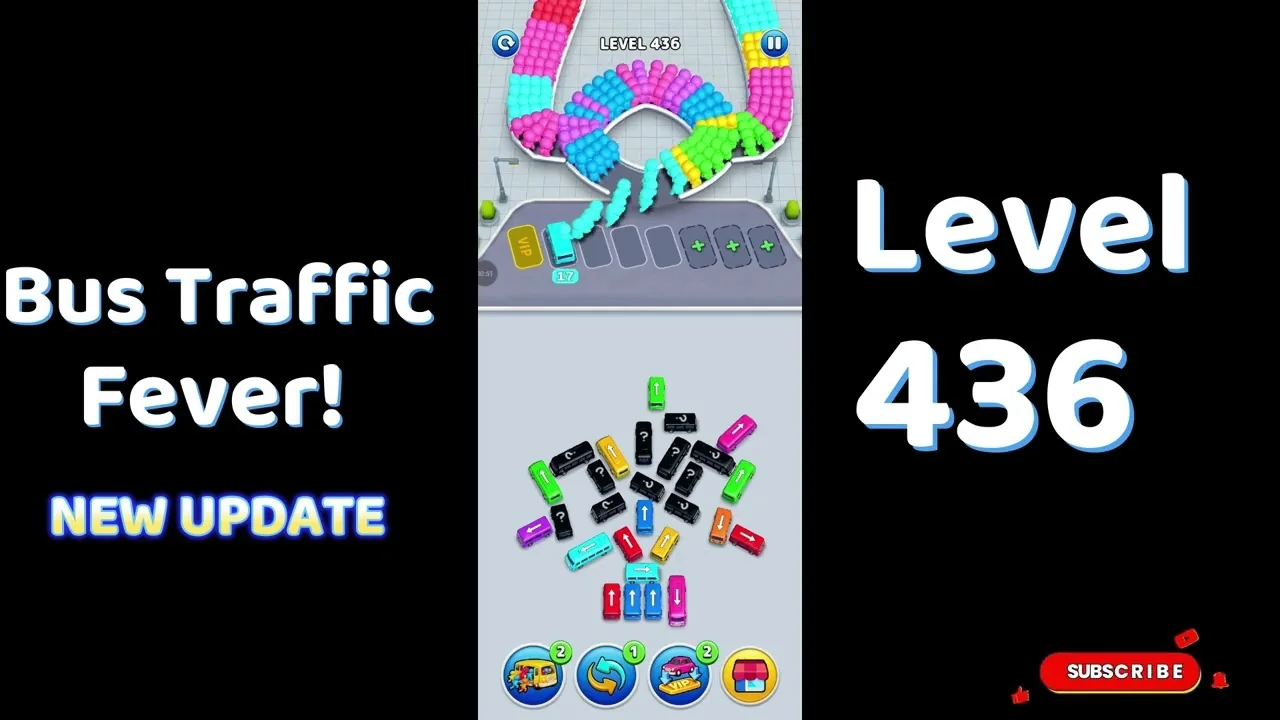 Bus Traffic Fever Level 436 board