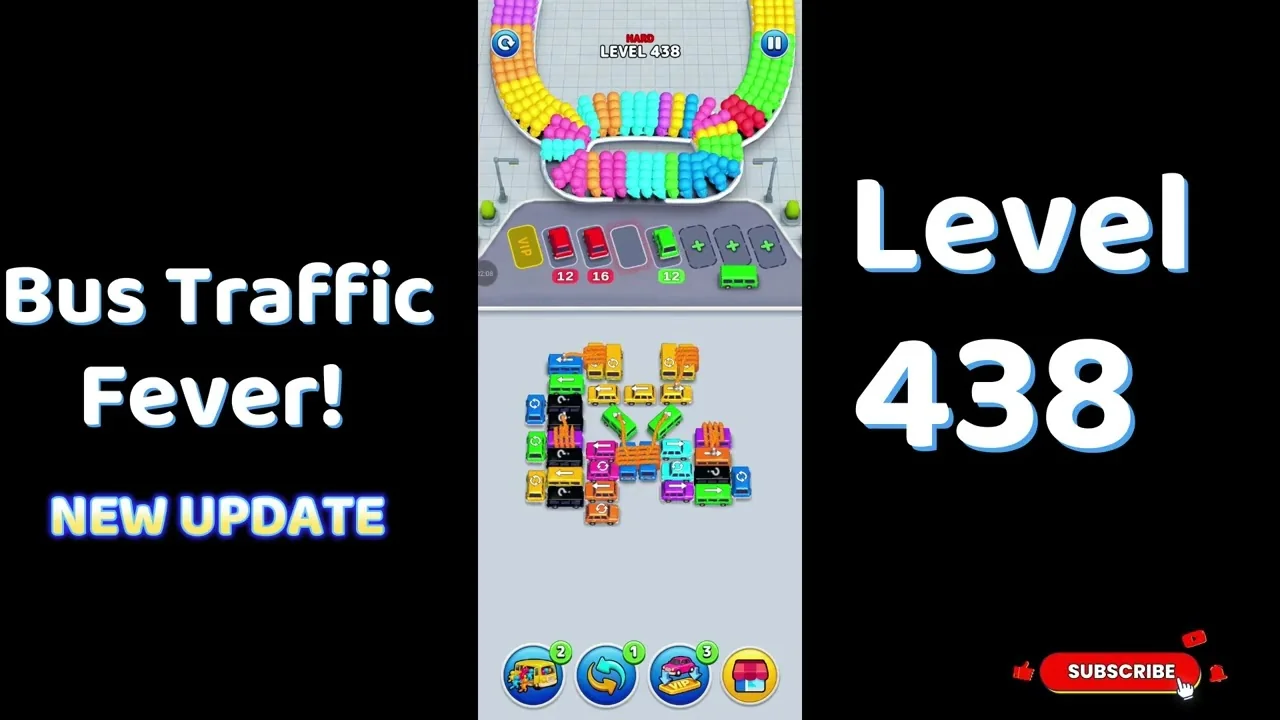 Bus Traffic Fever Level 438 board