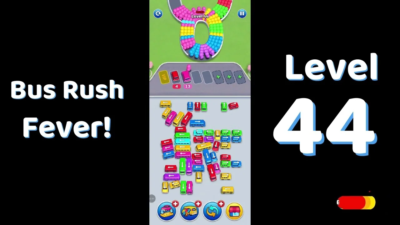 Bus Traffic Fever Level 44 board