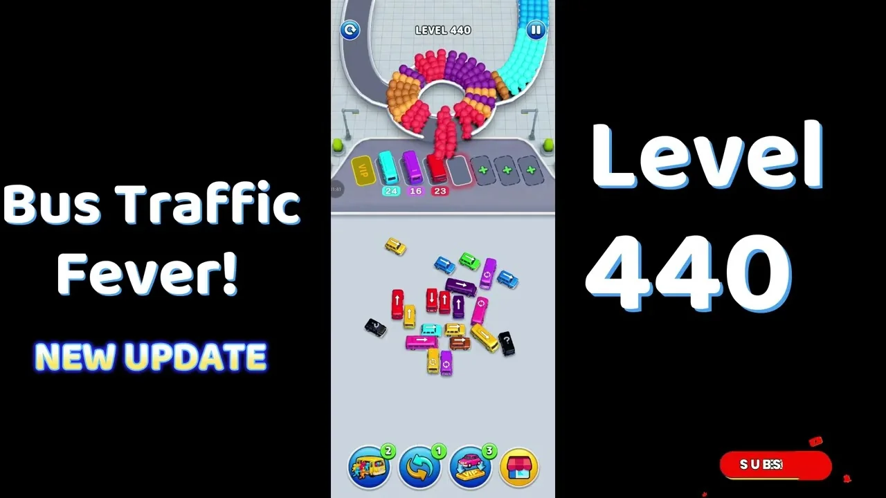 Bus Traffic Fever Level 440 board