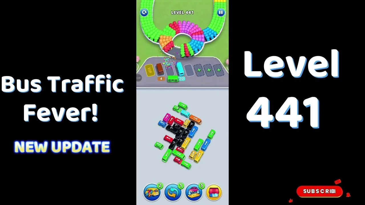 Bus Traffic Fever Level 441 board