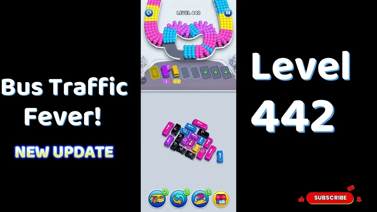 Bus Traffic Fever Level 442 board