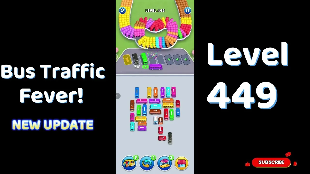 Bus Traffic Fever Level 449 board