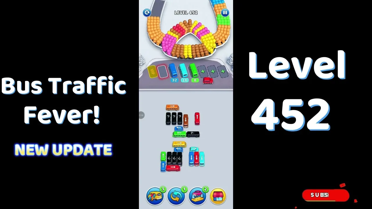 Bus Traffic Fever Level 452 board
