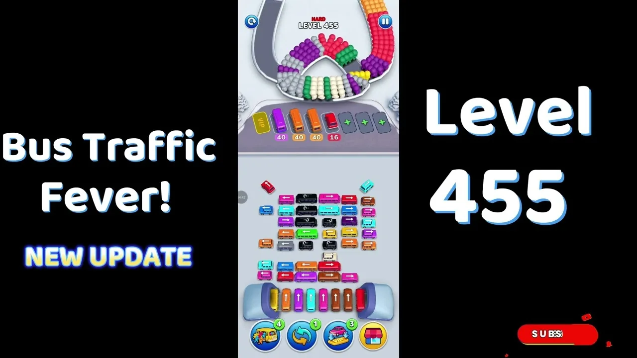 Bus Traffic Fever Level 455 board