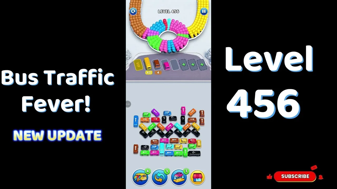 Bus Traffic Fever Level 456 board