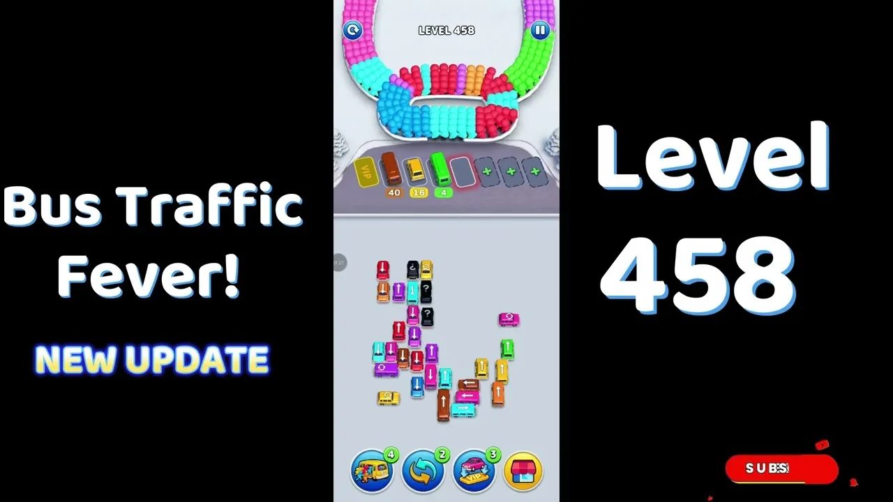 Bus Traffic Fever Level 458 board