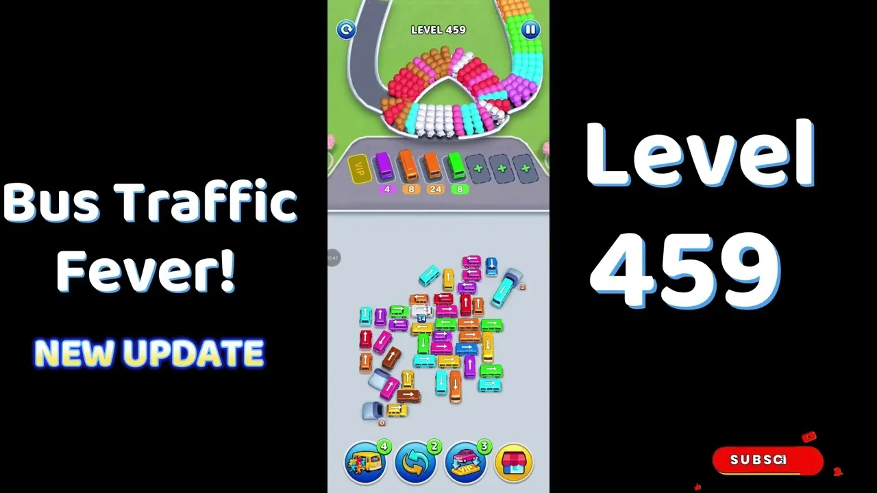 Bus Traffic Fever Level 459 board