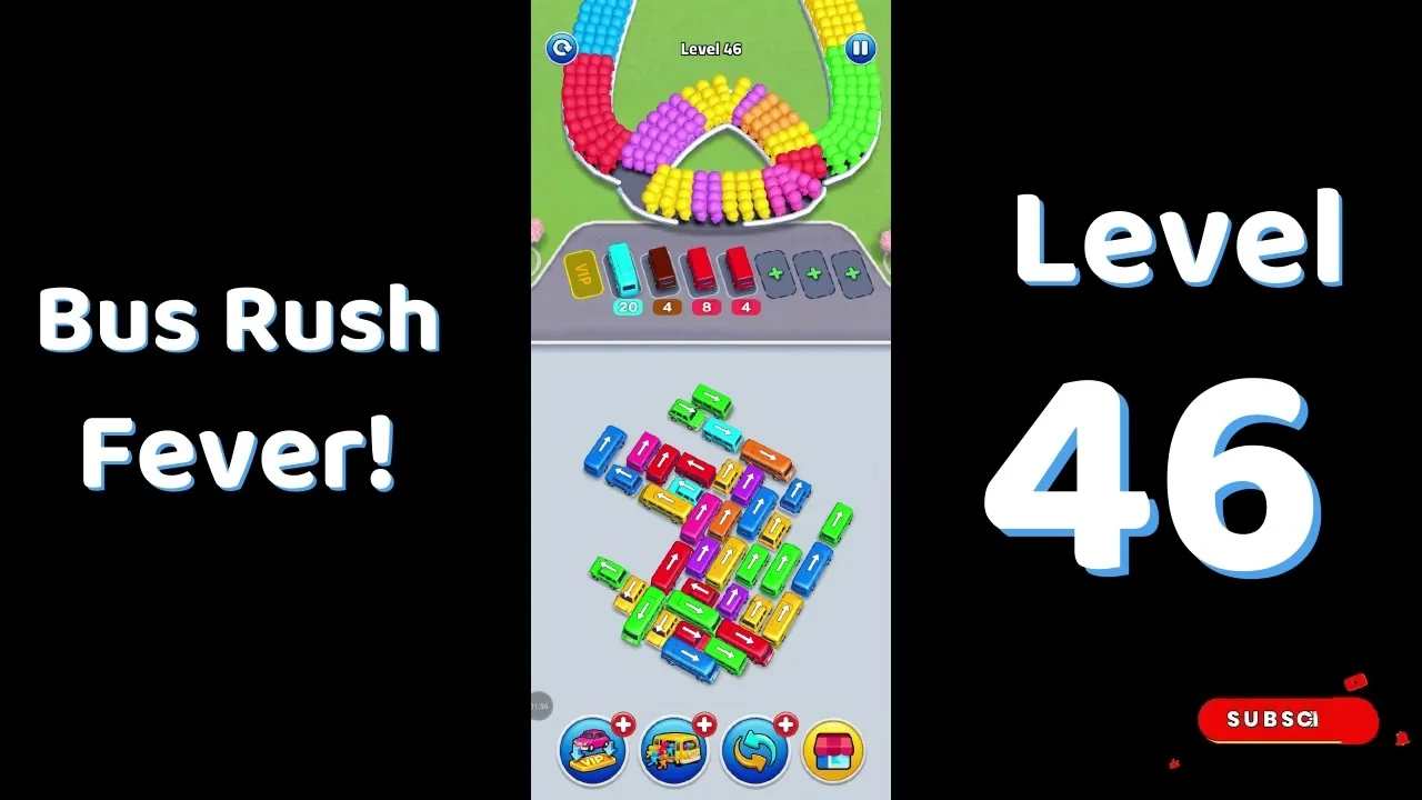 Bus Traffic Fever Level 46 board