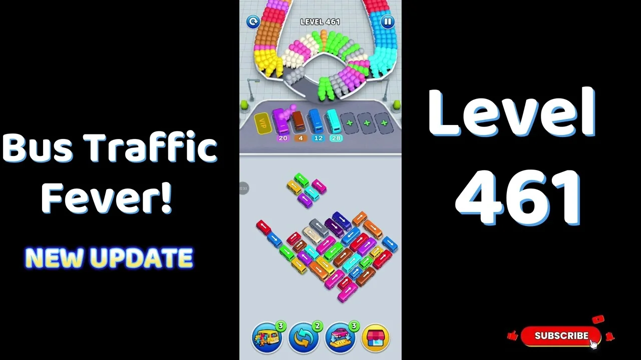 Bus Traffic Fever Level 461 board