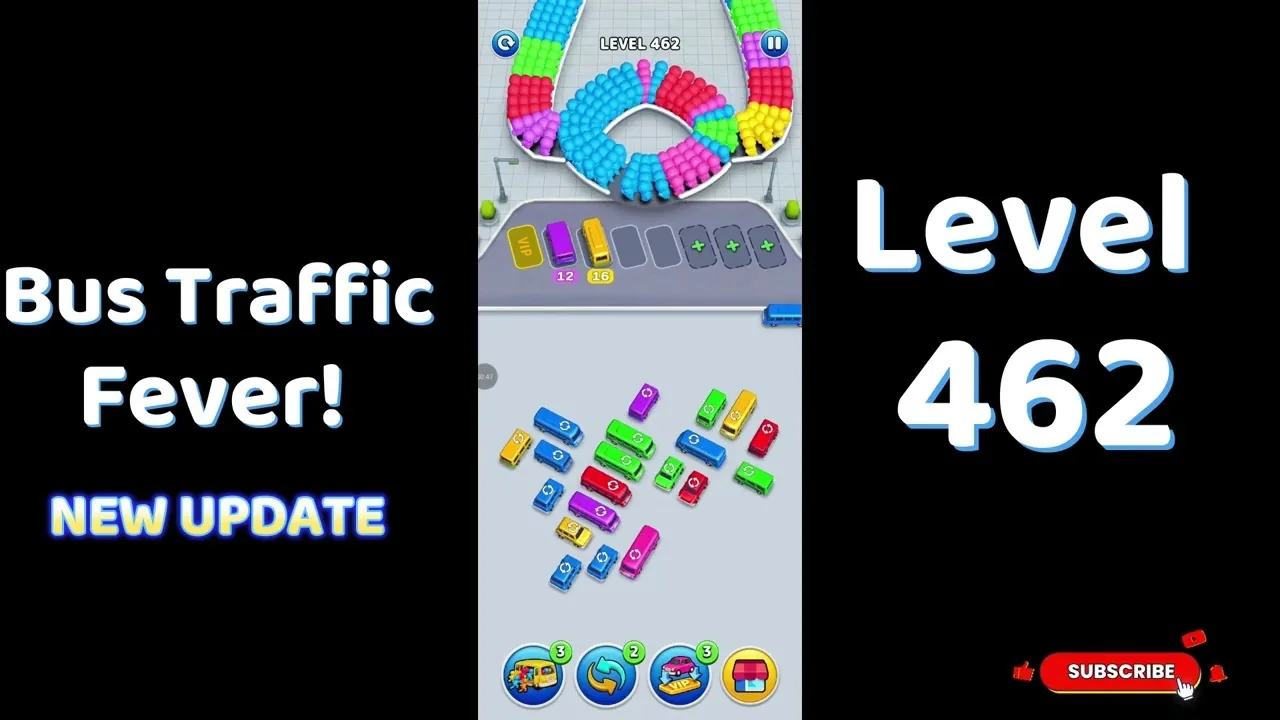 Bus Traffic Fever Level 462 board