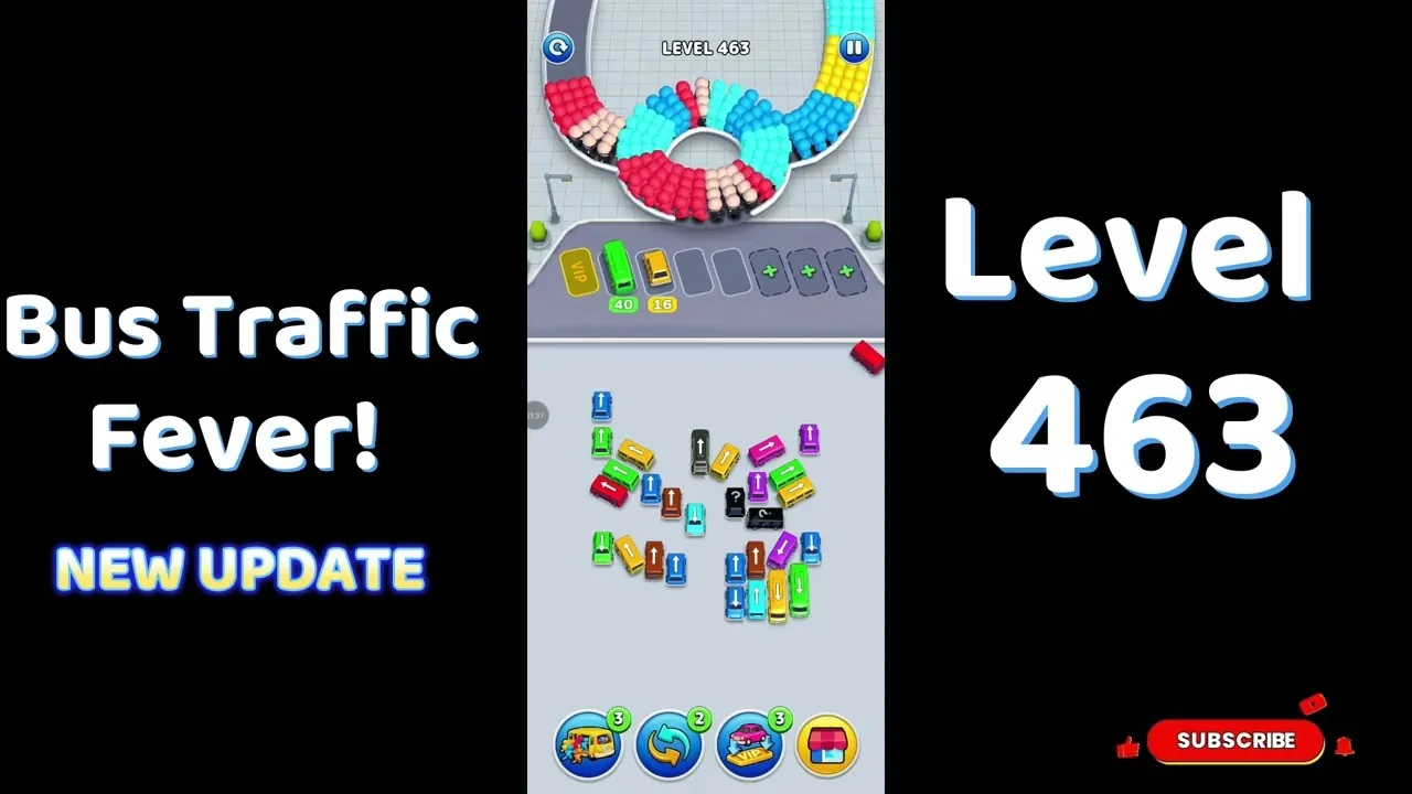 Bus Traffic Fever Level 463 board