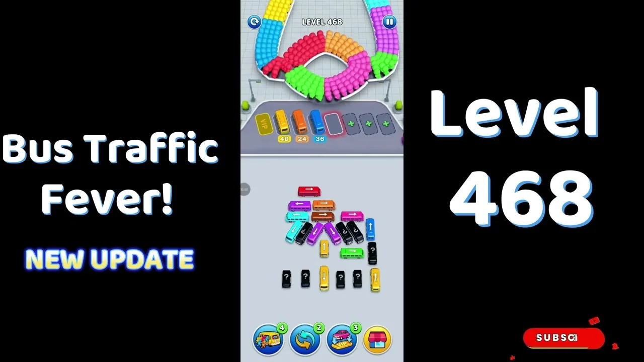 Bus Traffic Fever Level 468 board