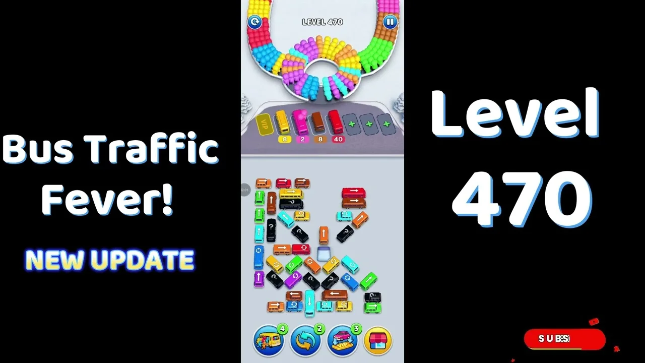 Bus Traffic Fever Level 470 board
