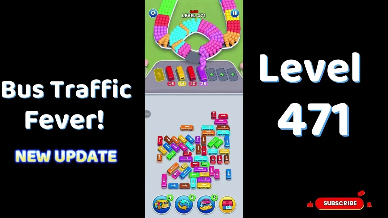 Bus Traffic Fever Level 471 board