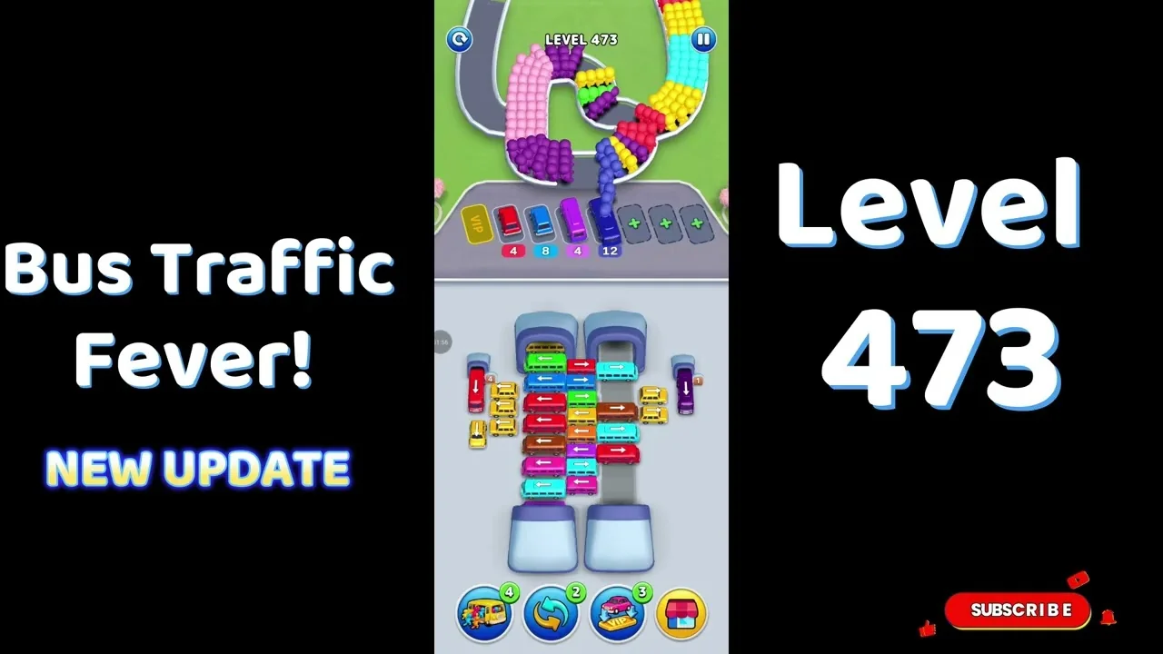 Bus Traffic Fever Level 473 board