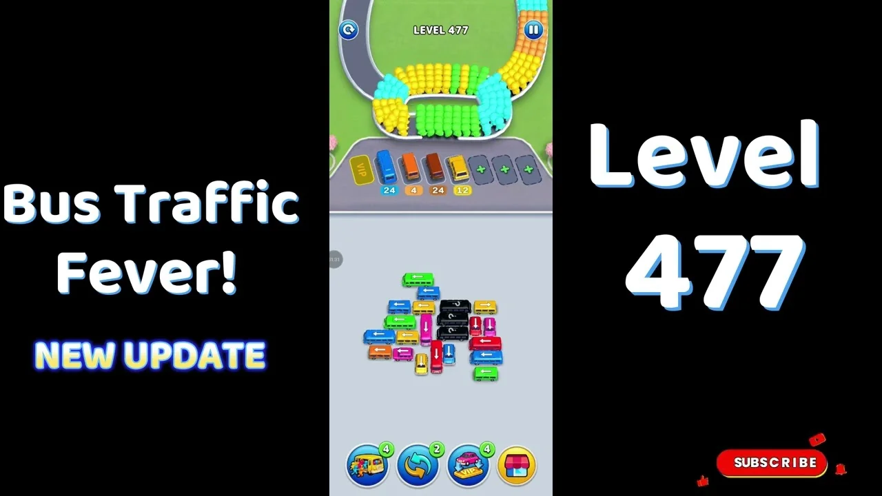 Bus Traffic Fever Level 477 board